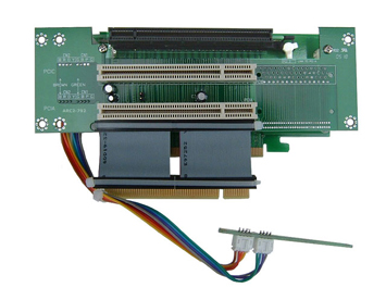 2U riser with 2 x 32-bit slots and 1 x PCIe  X16 slot